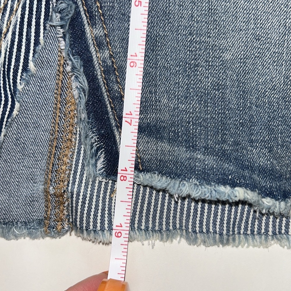 NWT Jessica Simpson denim patch work skirt - Picture 3 of 7